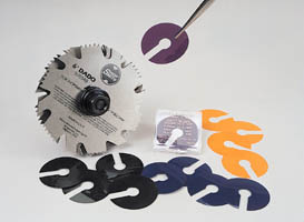 Slip Shims Into Position Without Removing Blades or Chippers