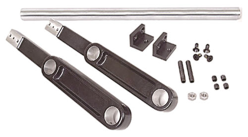 Includes: Two Aluminum Bracket Castings, One Connector Tube and Hardware